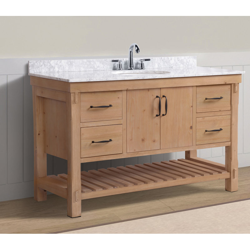 Three Posts™ Kordell 55'' Freestanding Single Bathroom Vanity with